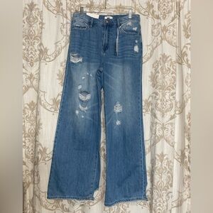 Distressed Blue Women's Jeans